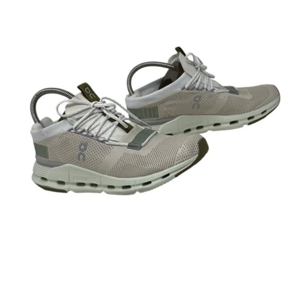 On Cloudnova White Sand Beige Cloudtec Athletic Sneakers 26.98488 Women’s US 8.5